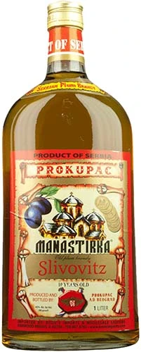 Manastrika Slivovitz Plum Brandy 1l