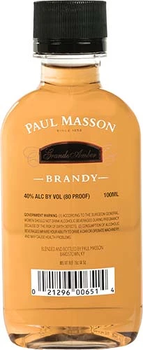 Paul Masson Vs Grande Amber Brandy