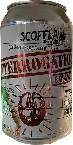 Scofflaw Interrogation Coffee Milk Stout 6pkcn