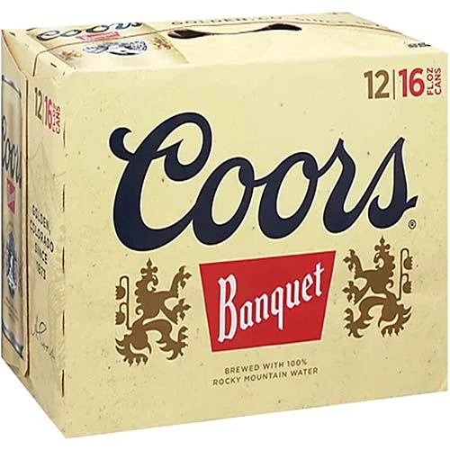 Coors Banquet Can 16oz 12pk