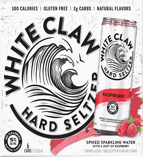 White Claw Raspb 6pk Gl Fr Il 12oz Can