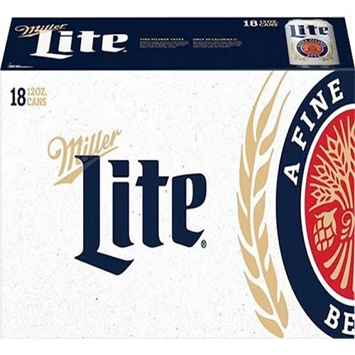 Miller Lite 18pk 12oz Can