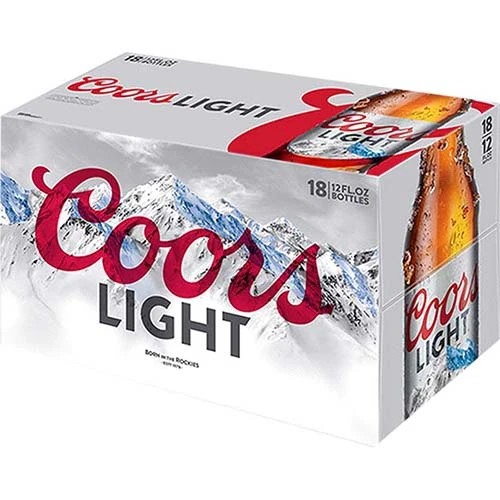 Coors Light 18pk 12oz Btl