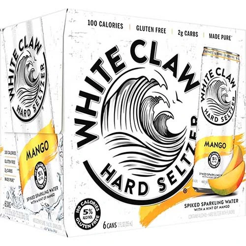 White Claw Hard Seltzer Mango Cans