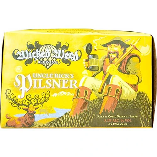 Wicked Weed Uncle Rick's Pilsner 6pk Cn