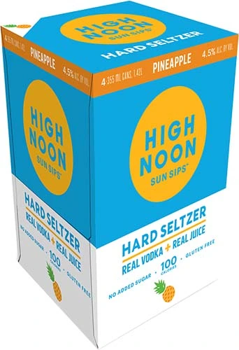 High Noon Pineapple 4pk