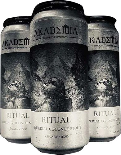 Akademia Ritual Coconut Stout 16oz 4pk Cn