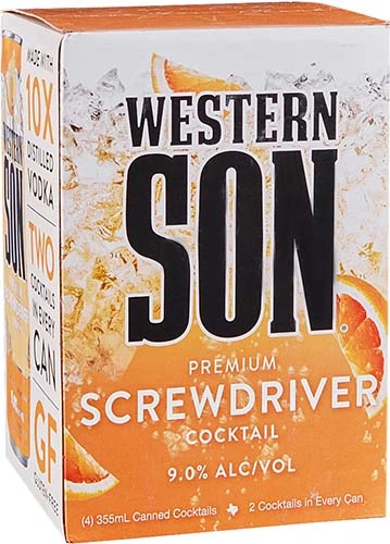 Western Son Screwdriver 4pk