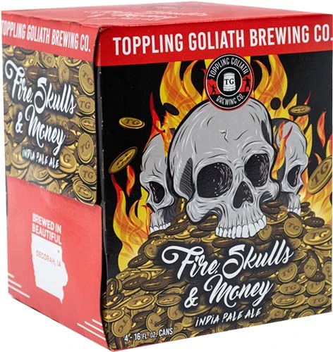 Toppling Goliath Fire Skulls & Money 16oz Can