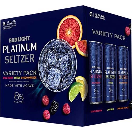 Bud Light Platinum Selter Vty 6pk