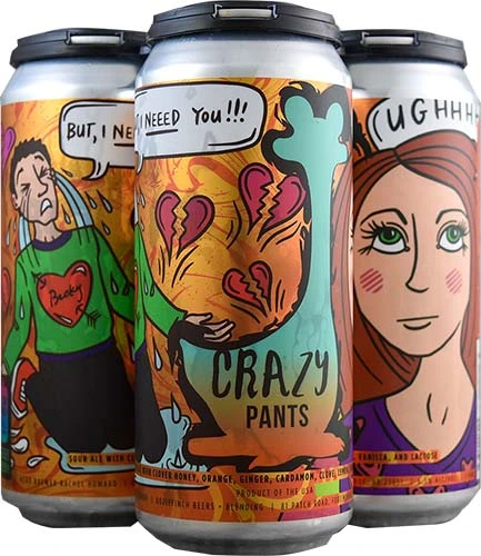 Oozlefinch Crazy Pants Series 16oz 4pk Cn