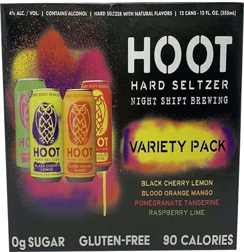 Nightshift Hoot Vrty Seltz Ma12pk 120z Can