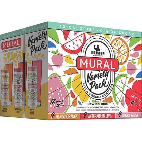 New Belgium Mural Mix Pack Cans