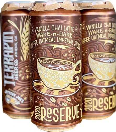 Terrapin Wake-n-bake Vanilla Chai 16oz 4pk Cn