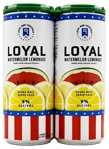 Loyal 9 Rtd Watermelon Lemonade 4pk