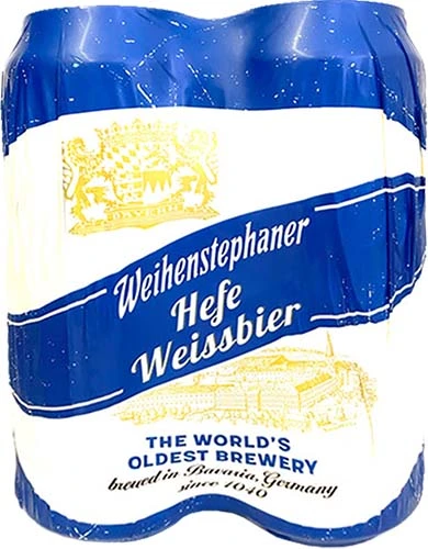 Weihenstephan Hefe Weissbier 16oz 4pk Cn