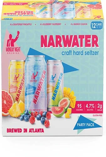 Monday Night Narwater Seltzer Vty 12pk Can