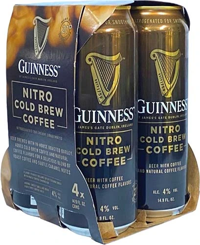 Guinness Nitro Cold Brew Coffee Stout 4pk