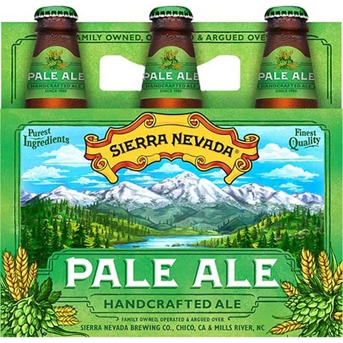 Sierra Nev Pale 6pk Ca 12oz Btl