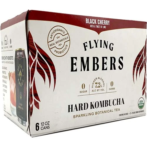 Flying Embers Kombucha Black Cherry