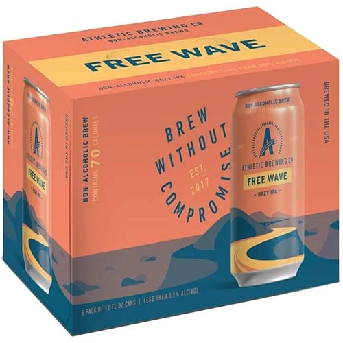 Athletic Free Hazy Hazy Ipa Non Alc 6pk Ma 12oz Can