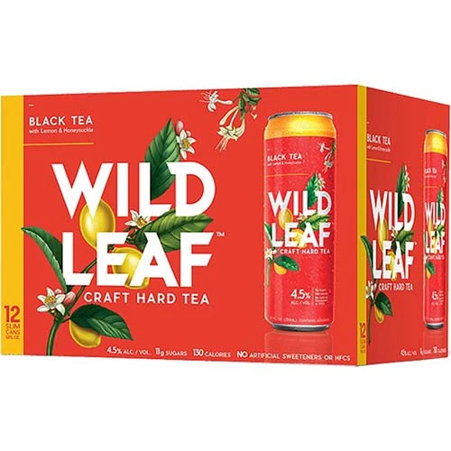 Wild Leaf Hard Tea Lemon Honey 12pk