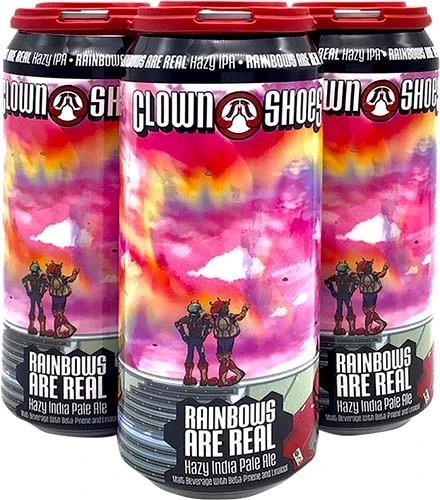 Clown Shoes Rainbows Are Real 16oz 4pk Cn