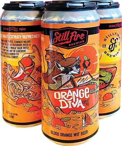 Stillfire Orange Diva 16oz 4pk Cn