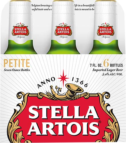 Stella Artois 6pk Belg 7oz Btl