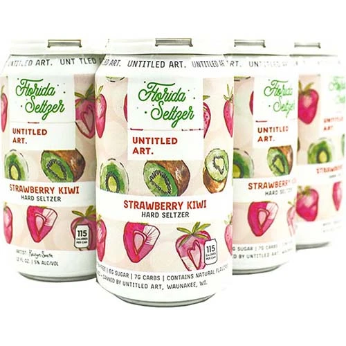 Untitled Art Strawberry Kiwi Seltzer 6pk