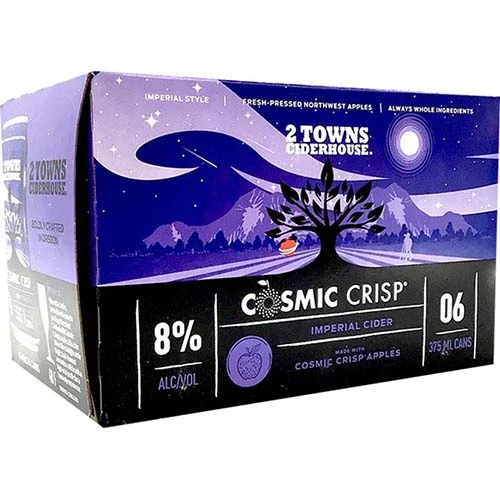 2 Towns Cosmic Crisp 6pk Cans