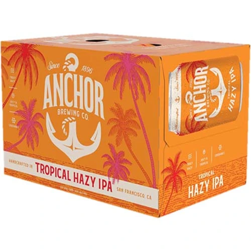 Anchor Tropical Hazy Ipa 6 Pk Cn