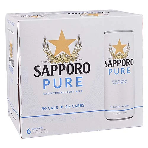 Sapporo Pure Btl 6pk