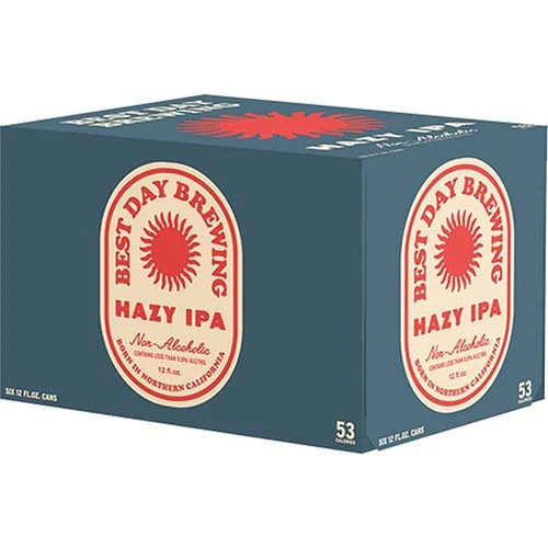 Best Day Hazy Ipa Non Alc 6pk Ma 12oz Can