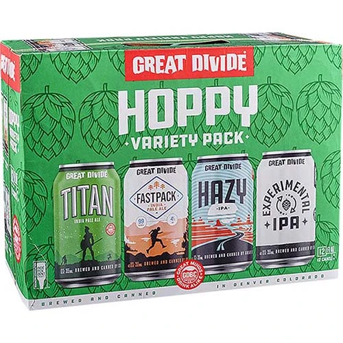 Great Divide Hoppy Variety 12pk Cans