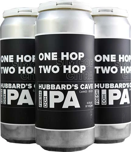 Hubbard's Cave One Hop Two Hop 4pk 16oz Cn