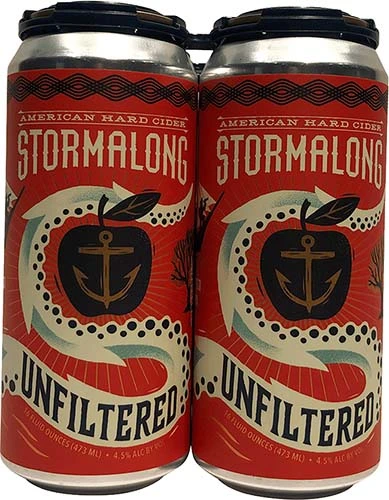 Stormalong Unfiltered  4pk Ma 16oz Can