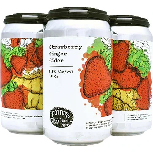 Potter's Strawberry Ginger Cider