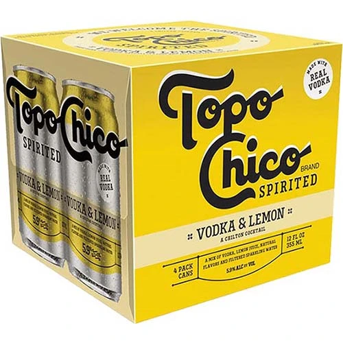 Topo Chico Spirited Rtd Vodka & Lemon 6pk 12oz