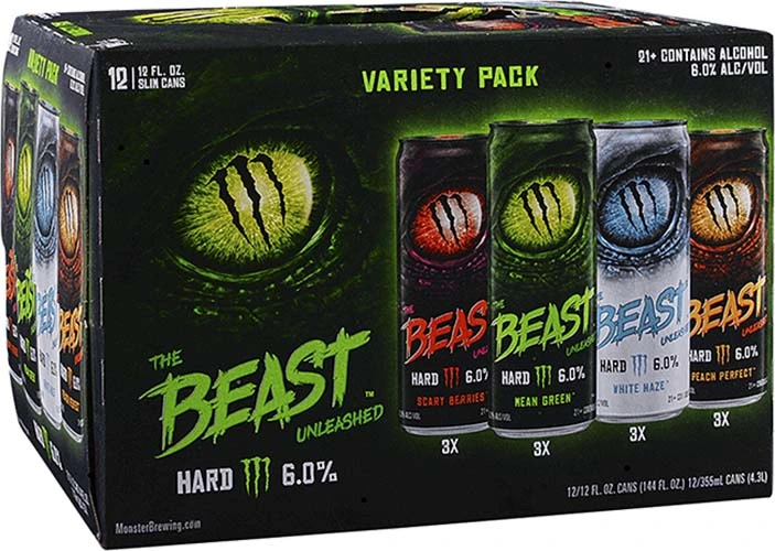 Monster Beast Variety Pack Can