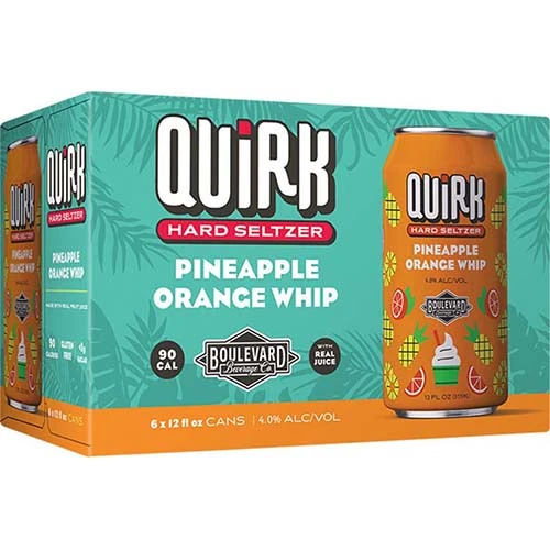 Quirk Pineapple Orange 6pk Can