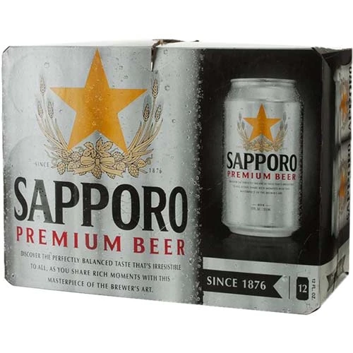 Sapporo 12pk Japan 12oz Btl