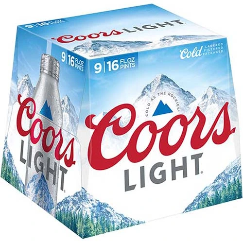 Coors Light 9pk Aluminum