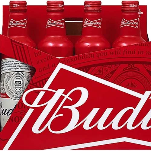 Budweiser Beer 8-pack 16 Oz Aluminum  Bottle 