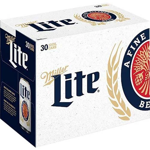 Miller Lite 30pk 12oz Can