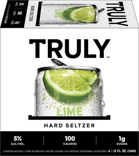 Truly Colima Lime Sparkling Water Cans