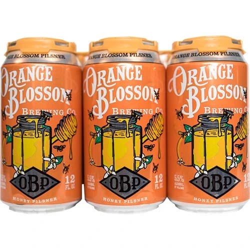 Orange Blossom Pilsner 6pk Cn