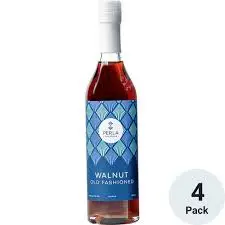 Perla Walnut Old Fashioned 4pk