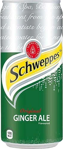 Schweppes Ginger Ale 12 Oz Can