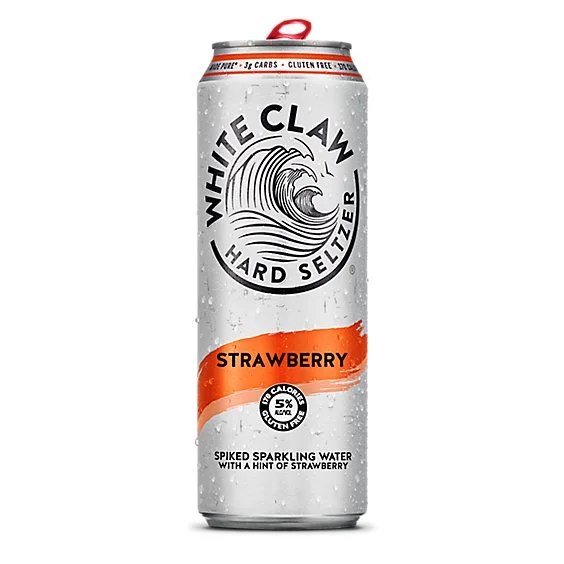 White Claw Strawbeery Gl Fr Gl Il 24 Oz Can